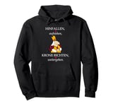 Alice Fall down Get up Straighten the crown Move on Pullover Hoodie