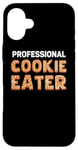 Coque pour iPhone 16 Plus Professional Cookie Eater Biscuits de pain d'épice