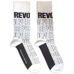 The Beatles Revolver Text Outline Repeat Ankle Socks One Size