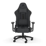 Corsair TC100 RELAXED Gaming Chair - Fabric Black/Grey CF-9010052-UK