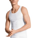 Calida Pure and Style Athletic Shirt Vit bomull Small Herr