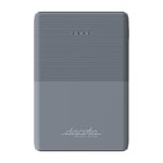 Dacota Platinum powerbank 5 000 mAh, grå