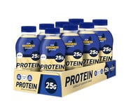 For Goodness Protein Shakes Vanilla, High Protein, Lactose-Free Ready-To-Drink, 25g Protein, Vitamin D & B-12, No Added Sugar, Low Calorie, 199 Kcal, For Breakfast, Suitable Pre & Post Workout,8x435ml