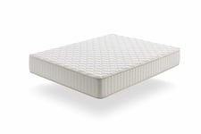 Moonia - Matelas en Gel Memory Foam Fermeté Élevée/Moyenne - 140x190 - Épaisseur +/- 30 cm - Lit Double - Matelas Hypoallergénique à 8 Couches - Modèle Olympus Gel