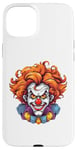 Coque pour iPhone 15 Plus Costume de clown maléfique effrayant effrayant pour Halloween