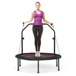 103 cm Mini Trampoline Foldable Fitness Rebounder Exercise Trampoline Adults