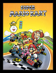 Nintendo Super Mario Kart Retro Memabilia, MDF, Multicolore, 30 x 40 cm