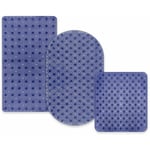 Tapis de bain Pur Violet-Transparent Tapis de douche 44 x 44,5 cm