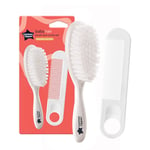 Newborn Baby Infant Care Hair Brush & Comb Set Tommee Tippee 0m+