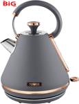 T10044RGG  Cavaletto  Pyramid  Kettle  with  Fast  Boil ,  Detachable  Filter ,