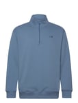 New Balance Athletics Fleece 1/2 Zip Blå