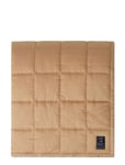 Check Quilted Viscose Sateen Bedspread Lexington Home