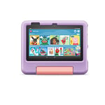 Kid-Proof Case for Fire 7 tablet | Only compatible with 12th generation tablet (2022 release), for ages 3–7, Purple