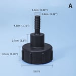 1/2\" till 2\"" Vatten IBC Tank Adapter Trädgårdsslang Adapter Kran Anslutning A"