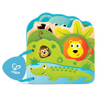 Hape Baby's Wild Animal Wooden Book - Baby Book - Age 10 Months+