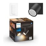 Philips Hue WA Runner Enkel Spot 1x4,2W Sort