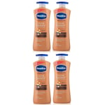 4x Vaseline Intensive Care Cocoa Radiant Cocoa Butter Body Lotion 20.3 oz/600ml