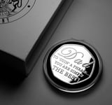 The Commemorative Coin Company Coin a Phrase'. Gift/Present. Best, Silver, from Son/Daughter/Dad/Father/Fathers Day