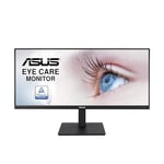 ASUS VP349CGL - Ecran PC 34" UWQHD - Dalle IPS - 21:9 - 1 ms - 100Hz - 3440 x 1440 - 300cd/m² - Display Port, HDMI et USB-C - AMD FreeSync - HDR 10 - Ajustement hauteur - Console PS4 / Xbox One X