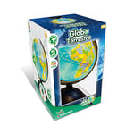 Science4you Globe terrestre avec lumière - Globe terrestre en espagnol pour enfants avec atlas scientifique - Boule du monde avec lumière pour enfants de 20 cm - Ballon avec lumière et jouet