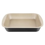 PAL 050.000603 Moule à Pâtisserie Antiadhésif en Granit, Noir/Beige, 41 cm x 33 cm x 5 cm