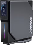 Mini PC ACEMAGIC, Intel Alder Lake N95 (3.4GHz), 16Go RAM + 512 Go SSD, 4K UHD, Windows 11, Noir