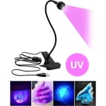 Lampe Uv Led Mini Lampe UV Sèche Ongles Avec Câble USB 5V Lampe UV multifonctionnelle pour l'argent ongle nail etc