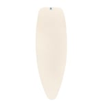 Brabantia 2mm Built-in-Foam Ironing Board Cover (D Board/Ecru) Heat-Resistant, Non-Slip, Cord Fastener