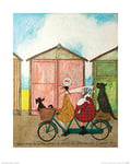 The Art Group There may be Better Ways to Spend an Afternoon. Sam Toft Art Print, Paper, Multi-Colour, 40 x 50 x 1.3 cm