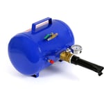 Xpotool - Booster de pneus Canon à air 38l Gonfleur pneumatique de pneus Compresseur jante 10 bar max. - blau