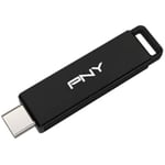 USB-nyckel - PNY - Elite-X Type-C - 128 GB - USB 3.2 Gen 1 - Läshastighet 200 MB/s