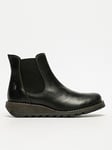 Fly London Salv Chelsea Boots - Black, Black, Size 8, Women