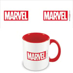 Marvel - Mug Marvel Logo Intérieur Coloré Rouge 315ml