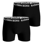 Bjorn Borg Bamboo Cotton Blend Boxer Kalsonger 2P Svart Medium Herr