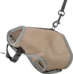 Trixie Soft Harness Cat, With Lead, 24–42 Cm, 1.20 M, Taupe