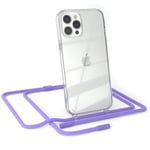 Phone chain for Apple iPhone 12 Pro Max cover with adjustable band Purple