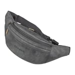 STILORD 'Marquez' Sac Banane en Cuir idéal Sac à bandoulière Croisé Sacoche Pack Hip Bag Sac à Ceinture Sac à Ceinture en Cuir véritable, Couleur:avaro - Grigio