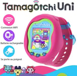 Tamagotchi Bandai Uni - Pink Shell | Customisable Virtual Pet & Wearable Game