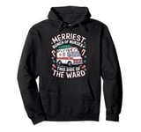 Merriest Bunch of Nurses This Side of the Ward Xmas Holiday Pullover Hoodie