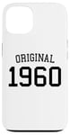 Coque pour iPhone 13 Original 1960, 65 ans pour homme femme, 65e anniversaire