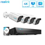 Reolink 4K Kit 8MP Caméra B800 8CH NVR pour la Maison et l'Entreprise RLK8-800B4