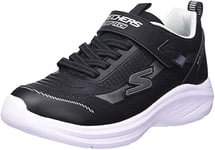 Skechers Garçon 403861l Nvbl Basket Hyper Blitz Hydro Tronix, Black & Silver Synthetic & Trim, 43 EU