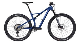 Vtt tout suspendu cannondale scalpel carbon se 1 29   shimano xt 12v bleu abyss