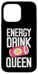 Coque pour iPhone 14 Pro Max Boisson énergisante Queen Energy Drink