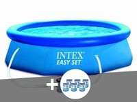 Kit piscine autoportée Intex Easy Set 3,05 x 0,76 m + Epurateur + 6 cartouches