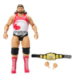 Mattel WWE Élite Typhoon Figurine articulée de 15 cm à collectionner avec 25 points d’articulation, apparence réaliste et mains interchangeables HVY89