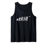 Funny Human Evolution Remote Control Airplane RC Plane Tank Top