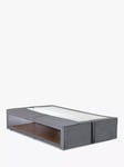 Hypnos Hideaway Storage Upholstered Divan Base, King Size, Imperio Grey