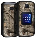 Grid Texture Hard Shell Case Cover for Alcatel Go FLIP 4, TCL FLIP Pro Phone