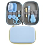 Baby Grooming Kit With Hair Brush Nail Clipper Nose Cleaner Finger Toothbrush Sc